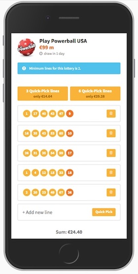 RedFoxLotto Mobile Site