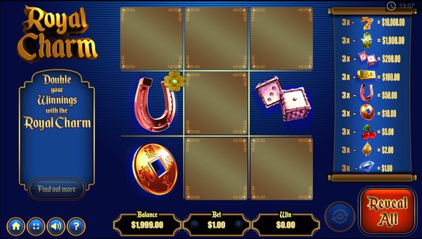 Royal Charm Scratch Card