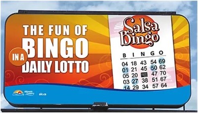 Salsa Bingo Ticket on Billboard