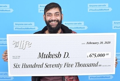 Set for Life Winner Mukesh Duti