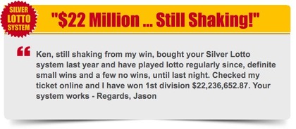 Silver Lotto System $22.2 Million Oz Lotto Winner Jason