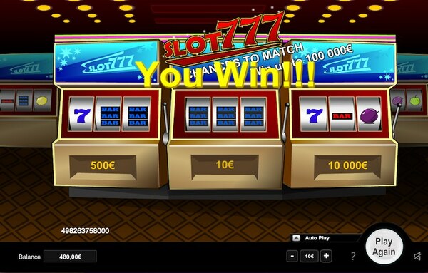Slot 777 Scratch Card