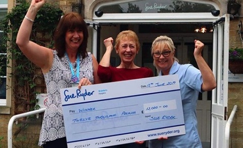 Sue Ryder Lottery £12000 Winner