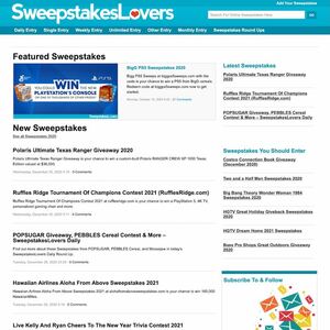 Sweepstakes Lovers Review