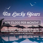 Ten Lucky Years Scratch Card Review