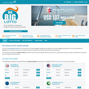 TheBigBigLotto Homepage