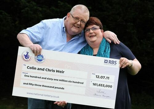 UK EuroMillions Winners Colin and Chris Weir