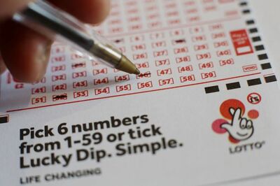 UK National Lottery Ticket