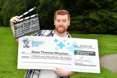 UK Set for Life Winner Dean Weymes