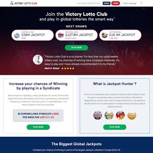 Victory Lotto Club Homepage