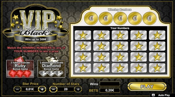 VIP Black Scratch Card