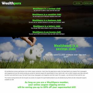 WealthPerx Homepage