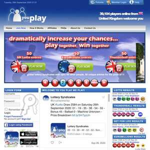 YouPlayWePlay Homepage